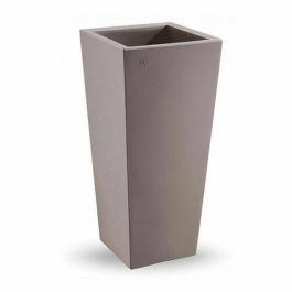 Vaso cache pot quadrato alto: Vaso Cache-Pot Quadrato Alto 100 Cm Bronzo