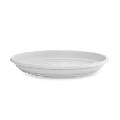 Sottovaso vaso da giardino Naxos 20 cm per vaso da 25 cm bianco 