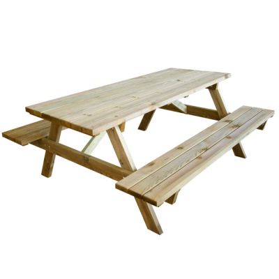 Tavolo con panche in legno  pic nic tavolino giardinaggio campeggio pieghevole