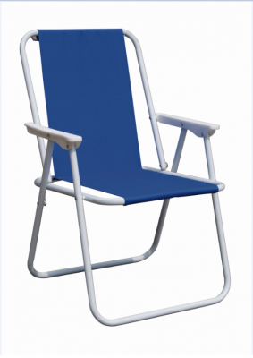 FU-001 Sedia Picnic ideale per mare campeggio sedie giardino relax in poliestere Blu spiaggina