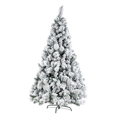 Albero di Natale Cermis  innevato H 180 cm 574 rami effetto neve realistico 