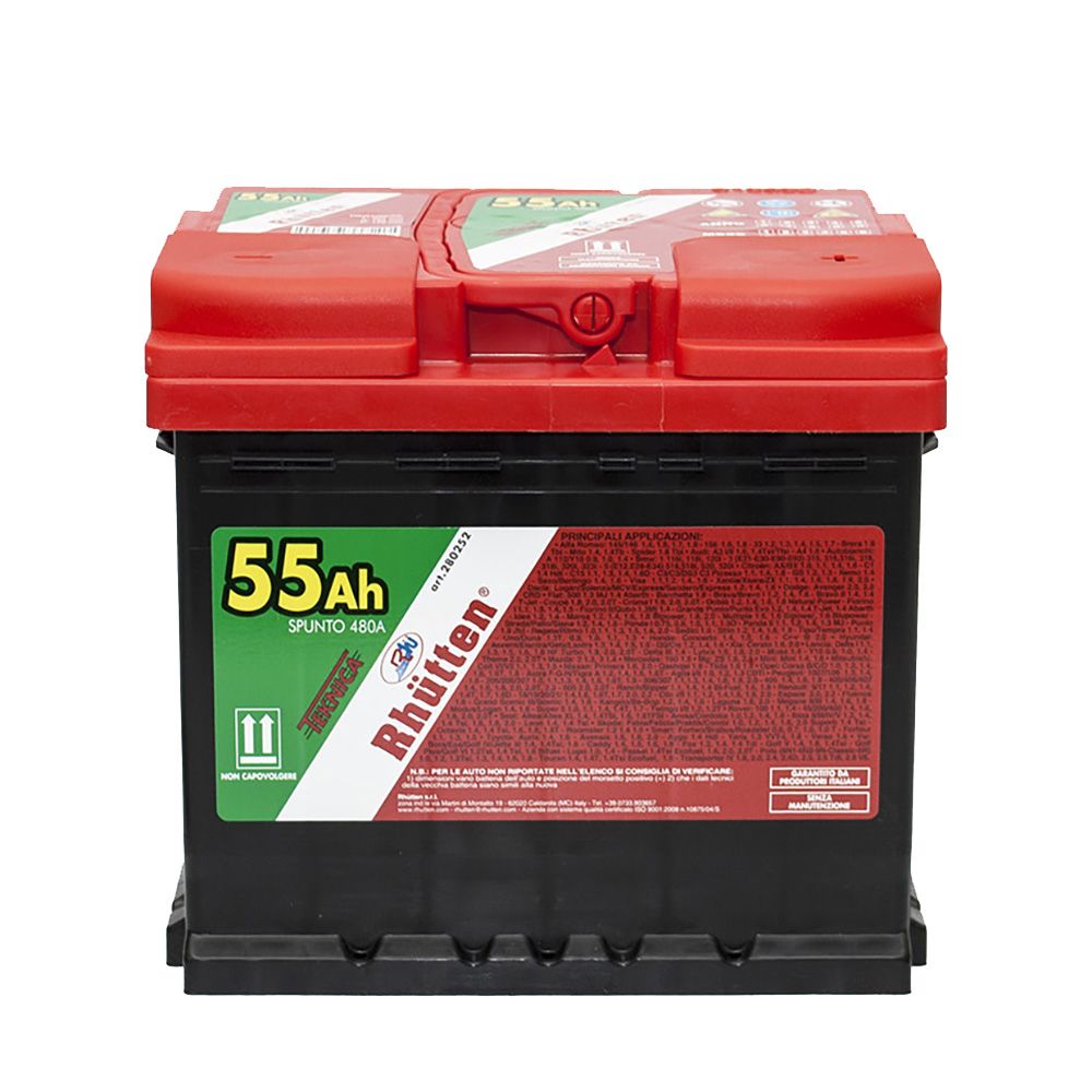 Batteria Auto Teknica 55Ah 480A, Prodotti Auto, Batterie Auto, Vital  Brico