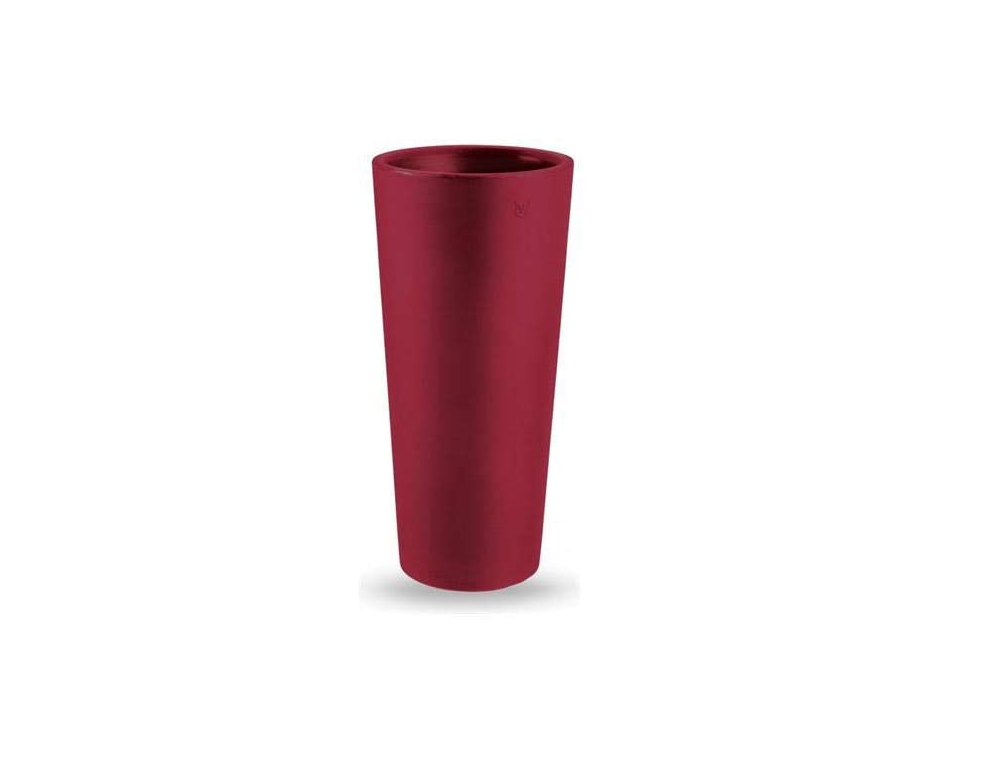 Vaso alto Cache-pot Veca Clou Rotondo Altezza 65 cm- con Cache Pot vari  colori